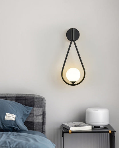 Water Drop Glass Globe Wall Light