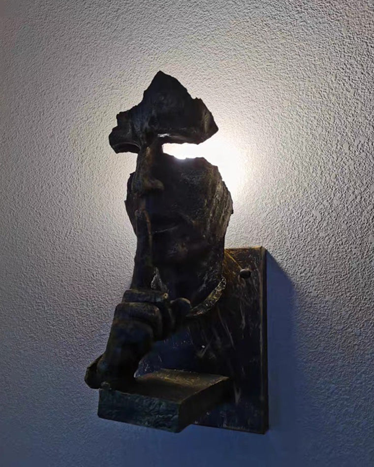Silence Gesture Sculptural Wall Light