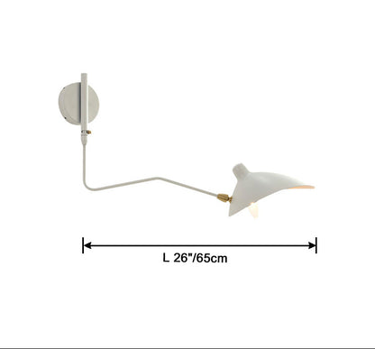 Double Arm Articulated Wall Light