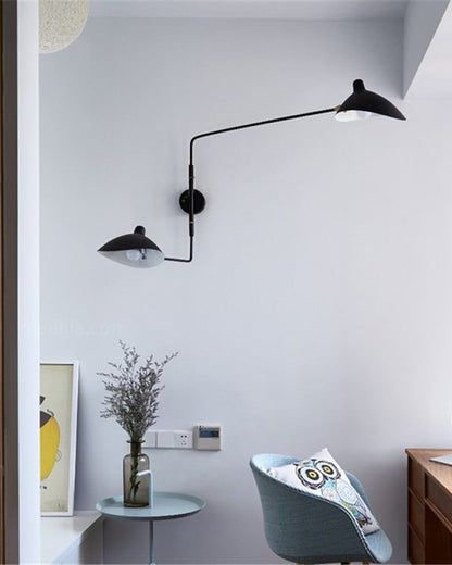 Double Arm Articulated Wall Light