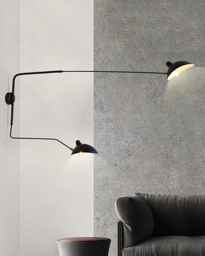 Double Arm Articulated Wall Light