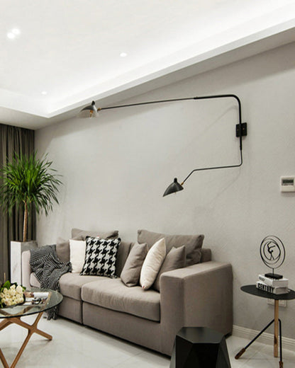 Double Arm Articulated Wall Light