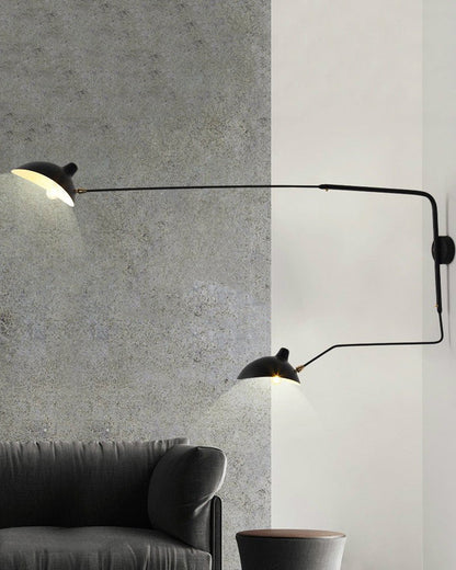 Double Arm Articulated Wall Light