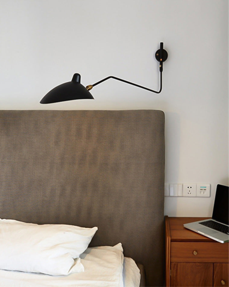 Double Arm Articulated Wall Light