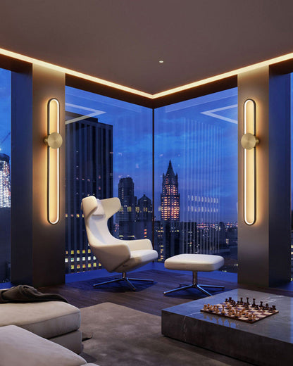 Long Oval LED Wall Light – Elegance and Simplicity
