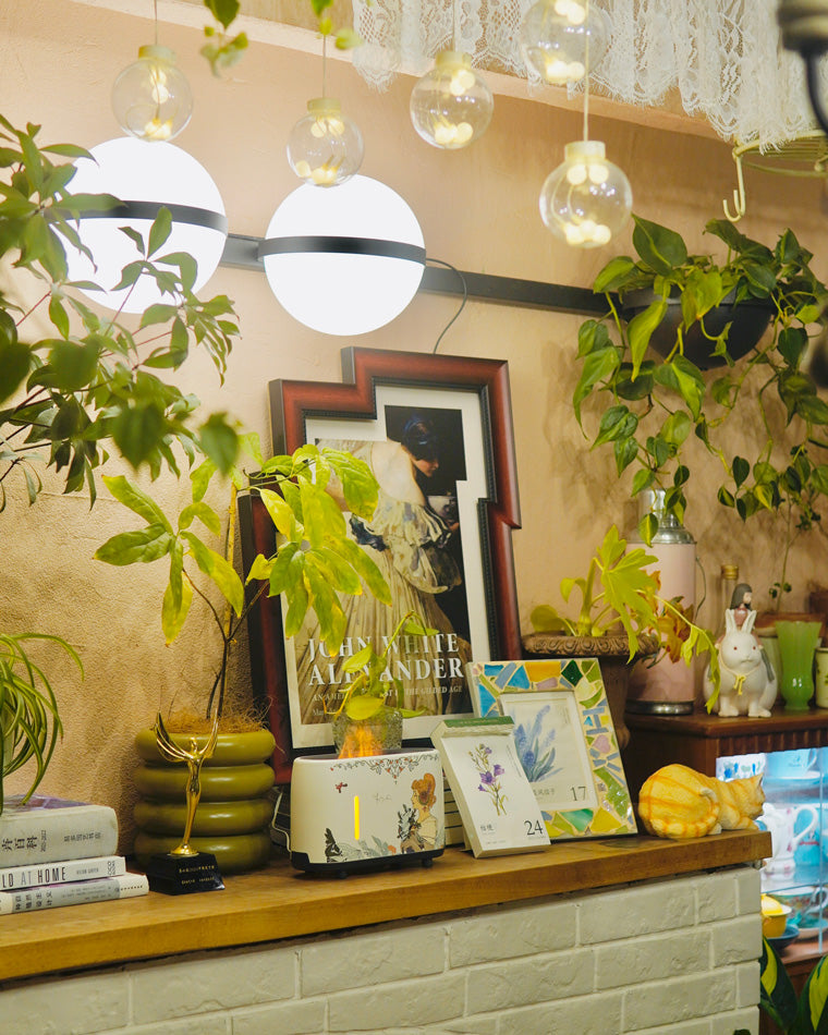 Plant Globe Wall Light
