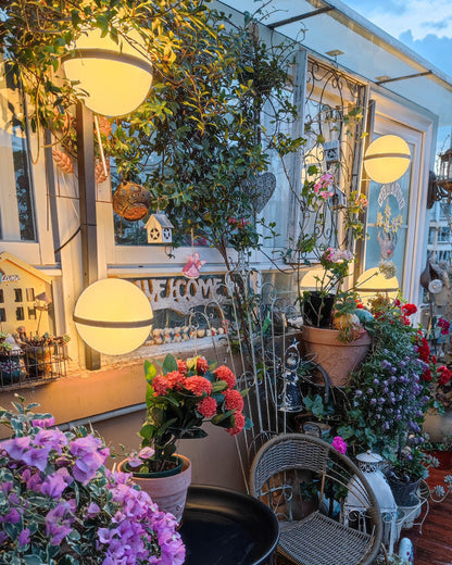 Plant Globe Wall Light