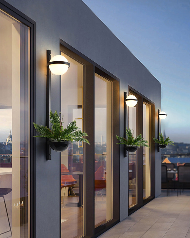 Plant Globe Wall Light