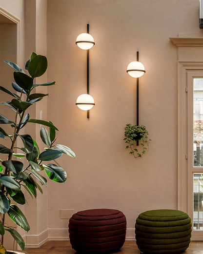 Plant Globe Wall Light