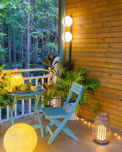 Plant Globe Wall Light
