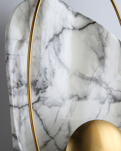 Sculptural Marble Wall Sconce