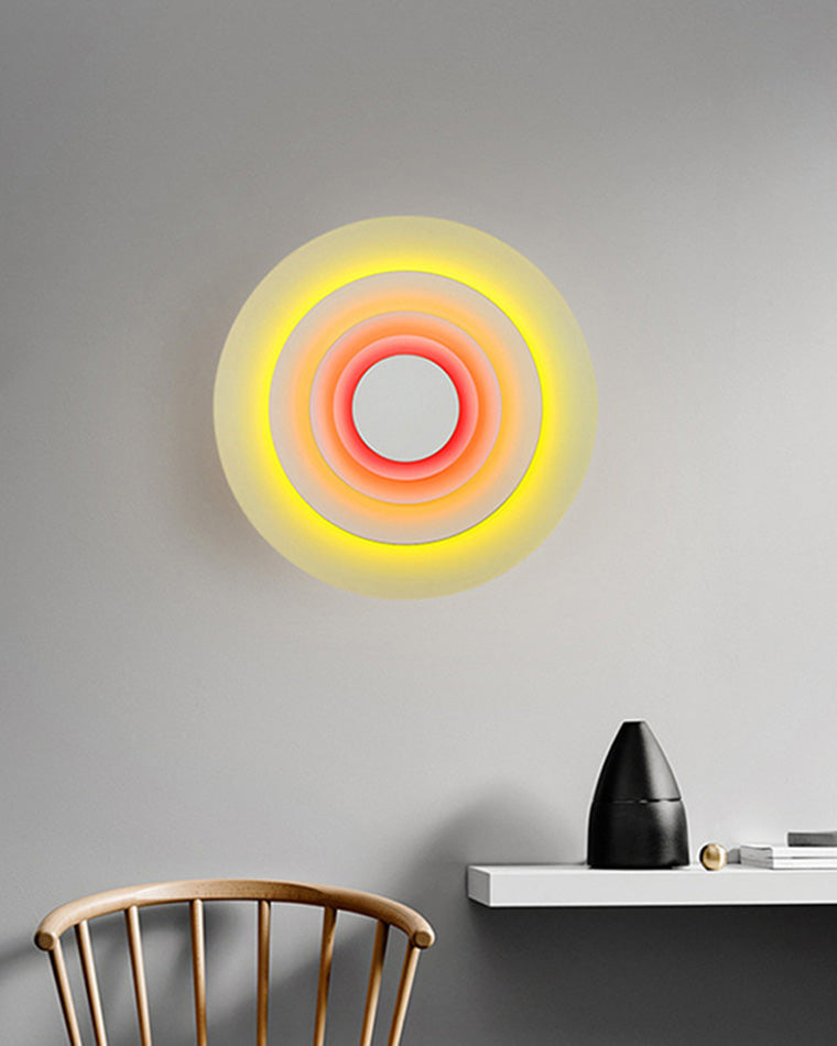 Colorful Round Wall Light