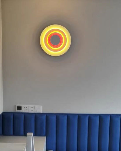 Colorful Round Wall Light