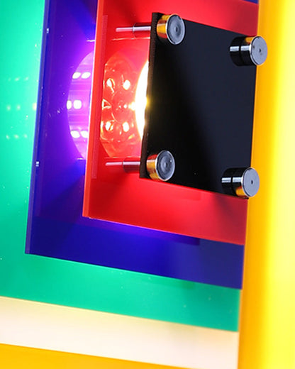 Colorful Square Art Wall Light