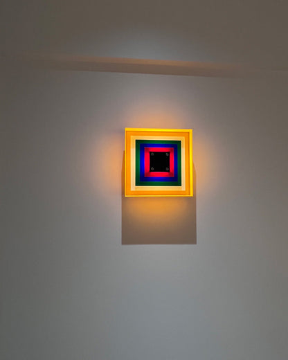 Colorful Square Art Wall Light