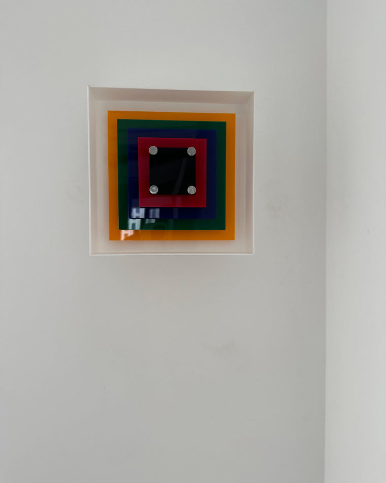 Colorful Square Art Wall Light