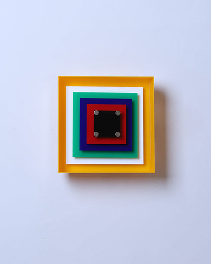 Colorful Square Art Wall Light