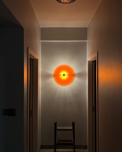 Round Colorful Accent Wall Sconce