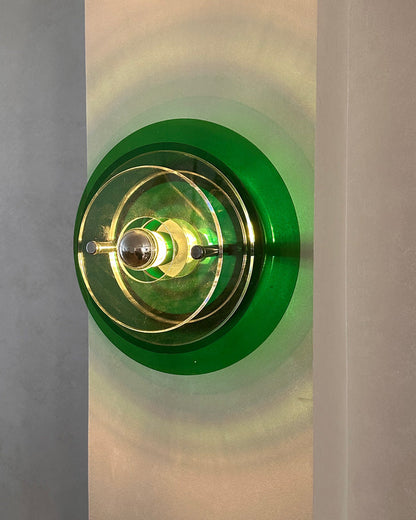 Round Colorful Accent Wall Sconce