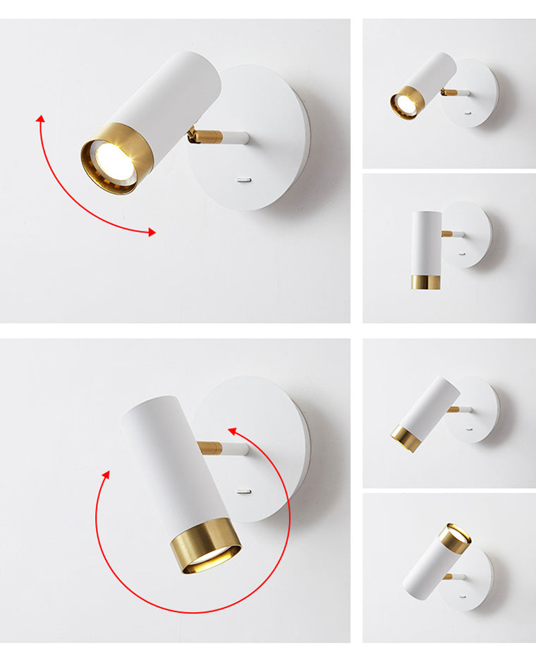 Minimalist Adjustable Wall Spotlight