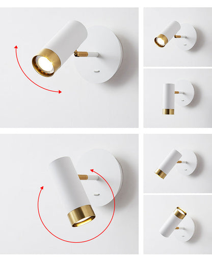 Minimalist Adjustable Wall Spotlight
