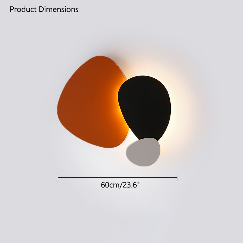 Colorful Sculptural Wall Light