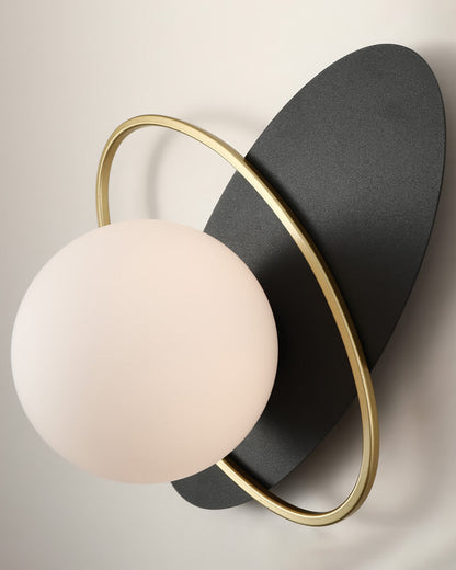 Frosted Oval Accent Wall Sconce