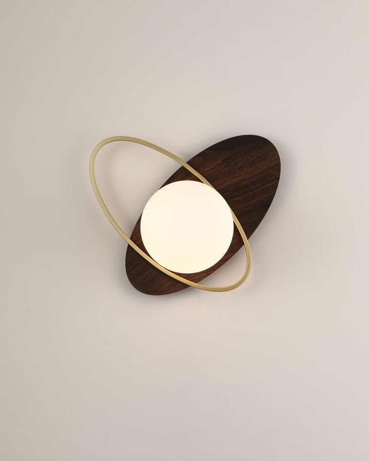 Frosted Oval Accent Wall Sconce