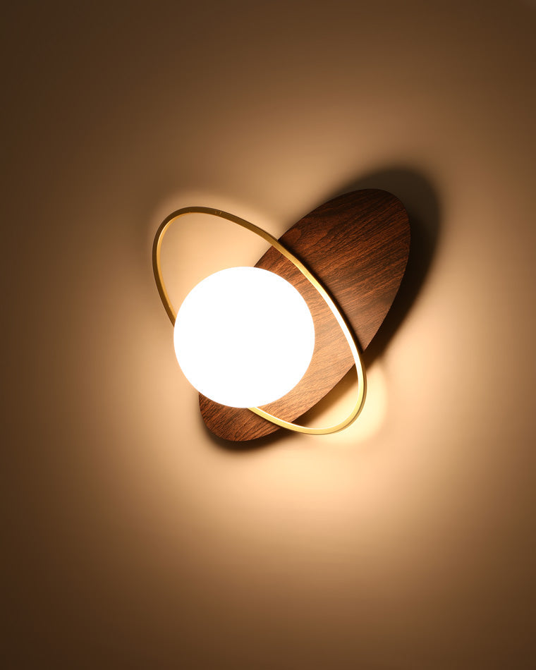 Frosted Oval Accent Wall Sconce