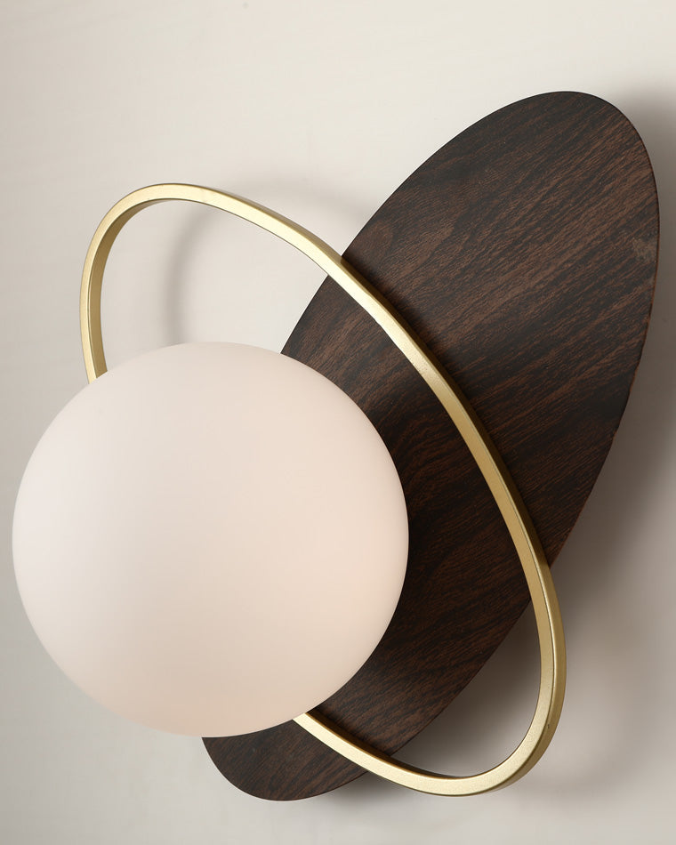 Frosted Oval Accent Wall Sconce