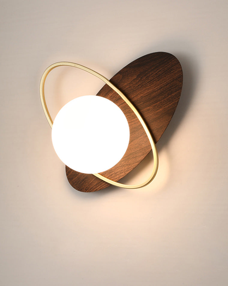 Frosted Oval Accent Wall Sconce