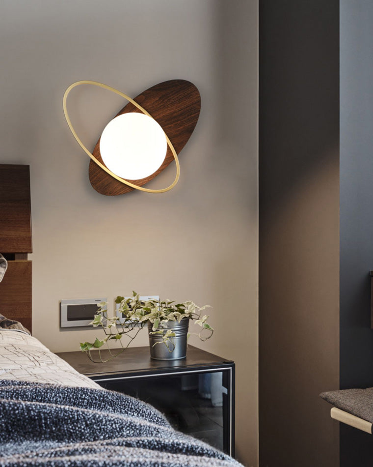 Frosted Oval Accent Wall Sconce