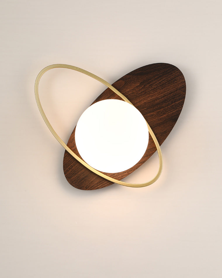 Frosted Oval Accent Wall Sconce