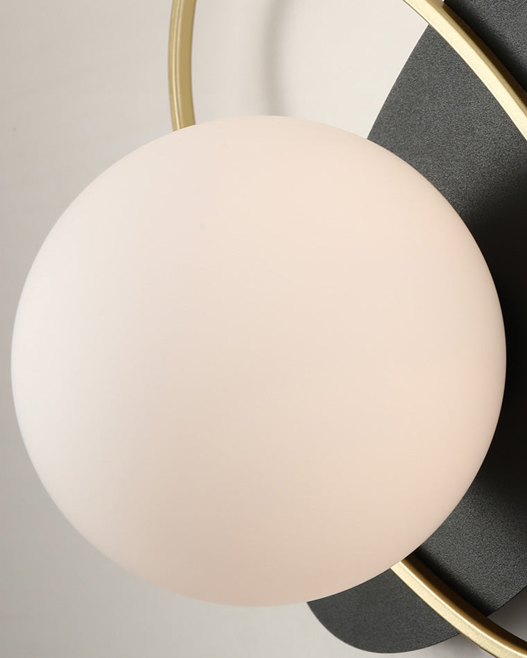 Frosted Oval Accent Wall Sconce