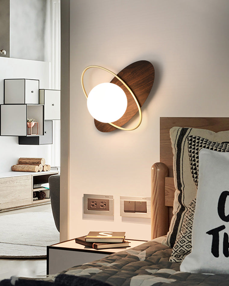 Frosted Oval Accent Wall Sconce