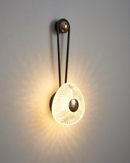 Modern Textured Acrylic Wall Sconce