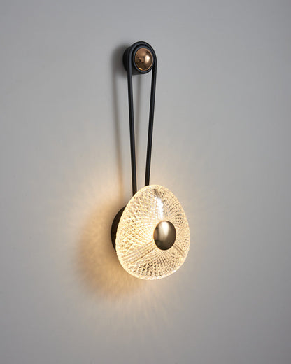 Modern Textured Acrylic Wall Sconce