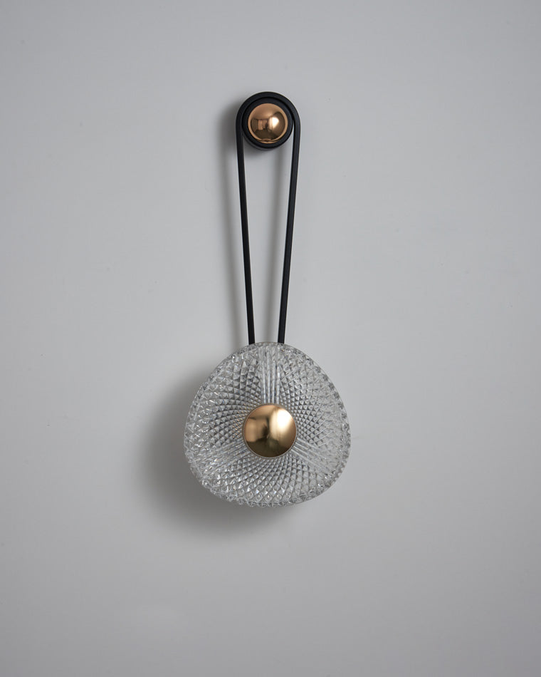 Modern Textured Acrylic Wall Sconce