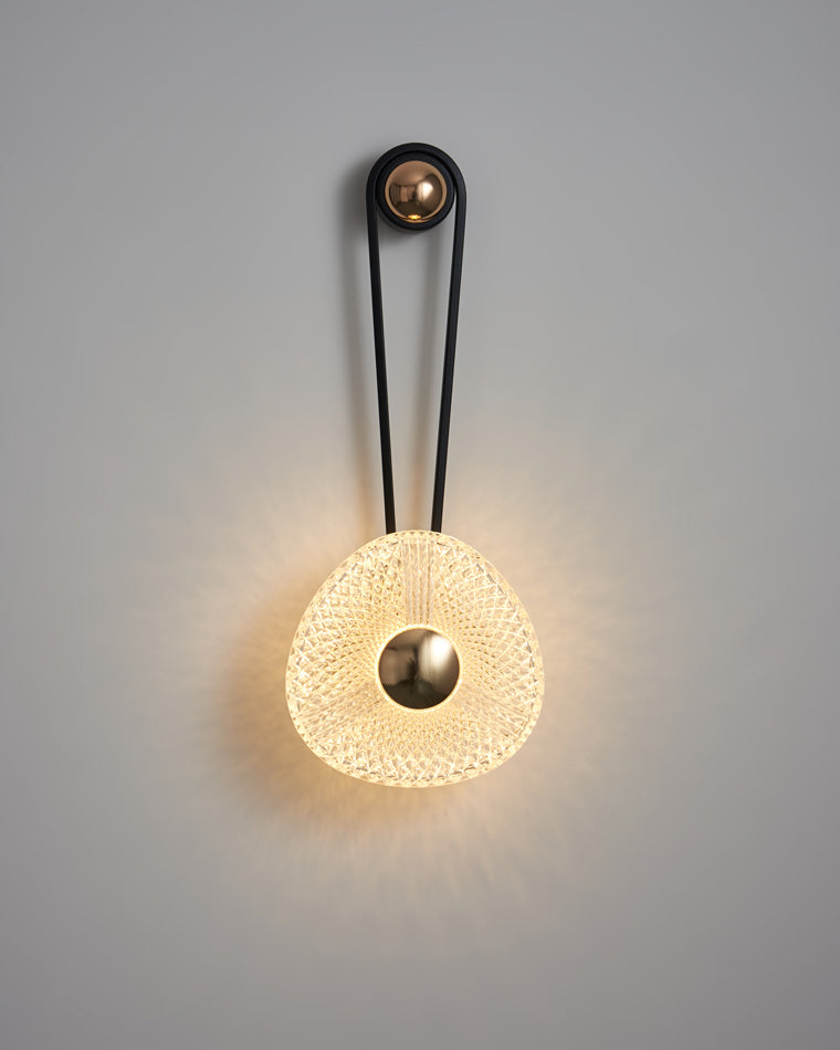 Modern Textured Acrylic Wall Sconce