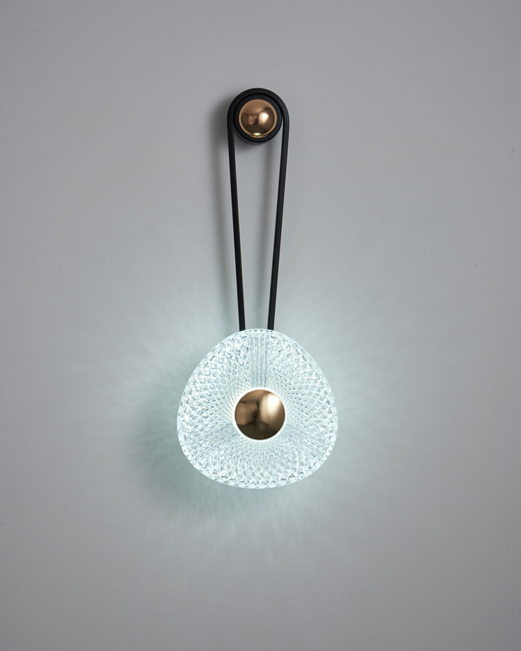 Modern Textured Acrylic Wall Sconce