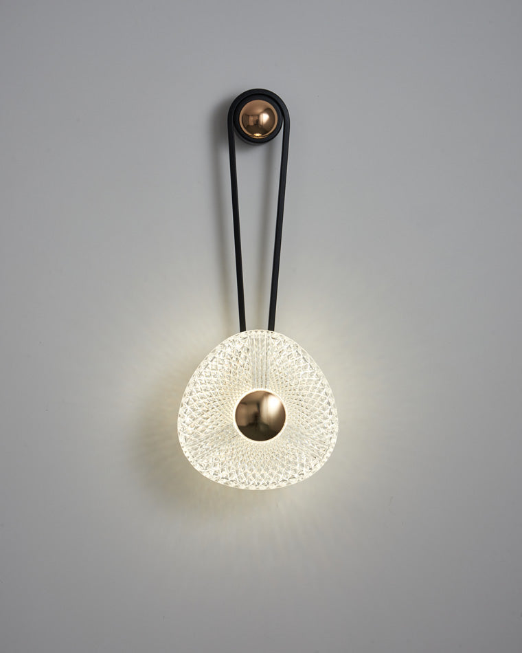 Modern Textured Acrylic Wall Sconce