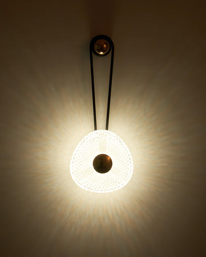 Modern Textured Acrylic Wall Sconce