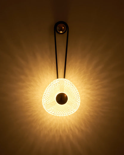 Modern Textured Acrylic Wall Sconce