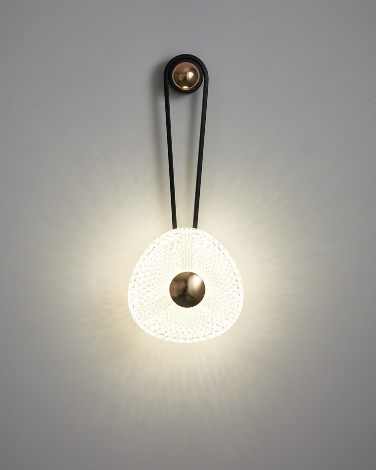 Modern Textured Acrylic Wall Sconce