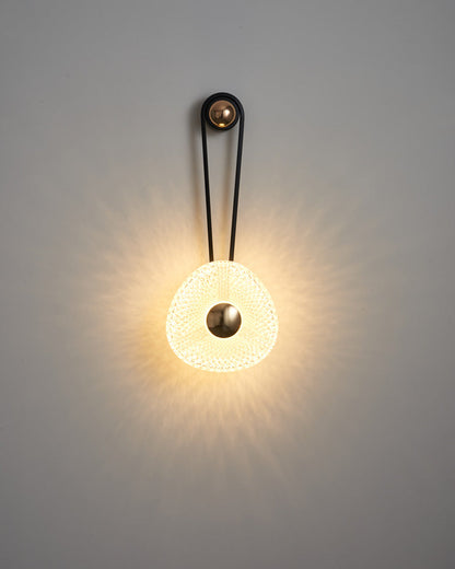 Modern Textured Acrylic Wall Sconce
