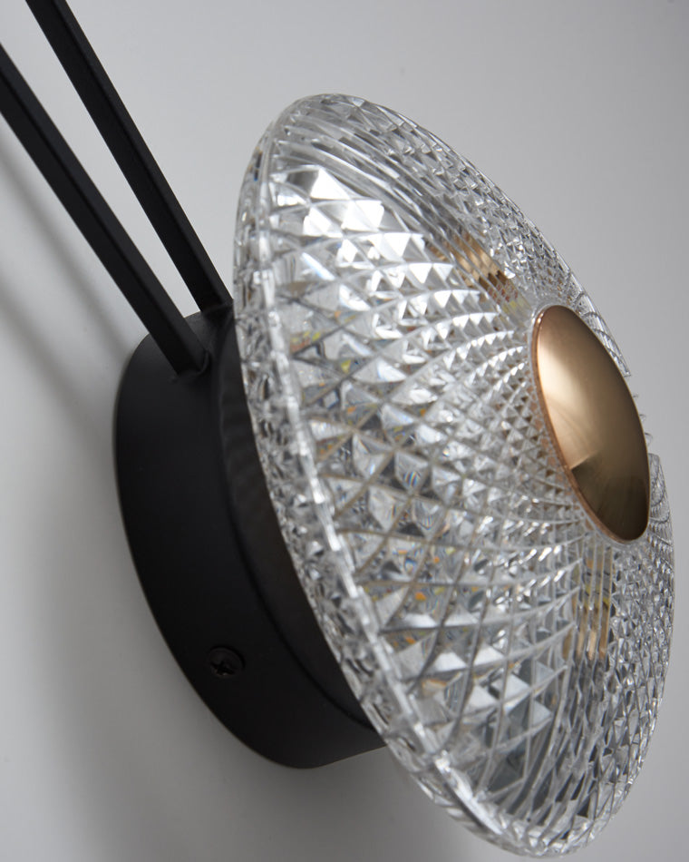 Modern Textured Acrylic Wall Sconce