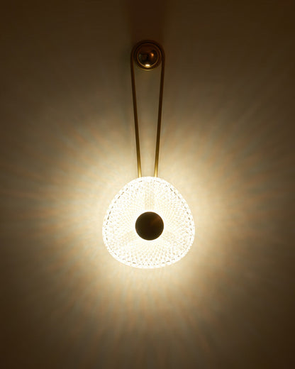 Modern Textured Acrylic Wall Sconce
