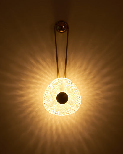 Modern Textured Acrylic Wall Sconce