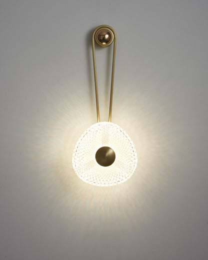 Modern Textured Acrylic Wall Sconce