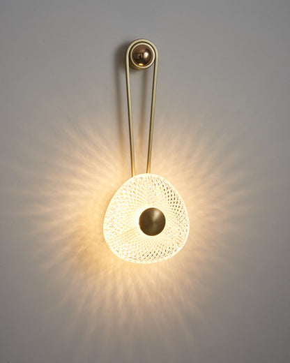 Modern Textured Acrylic Wall Sconce